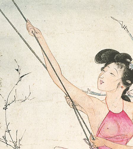 曲江-胡也佛的仕女画和最知名的金瓶梅秘戏图